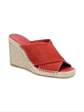 Vince Gaelan Suede Espadrille Wedge Slide Sandals New without box Size 7.5